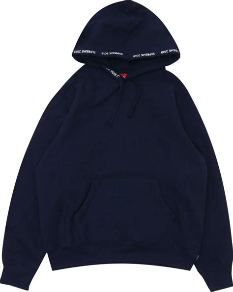 chanel hoodie sweatshirt supreme|Supreme Channel Hooded Sweatshirt Navy Men's .